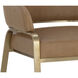 Malachi Milliken Cognac Dining Armchair